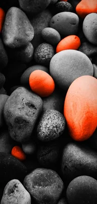 Orange Red White Live Wallpaper