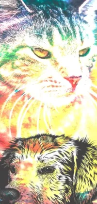 Painting Carnivore Cat Live Wallpaper