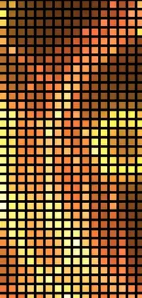 Orange Amber Symmetry Live Wallpaper
