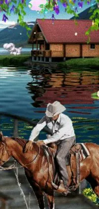 Water Hat Horse Live Wallpaper