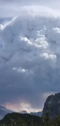 Landscape Mountain Cloud Live Wallpaper