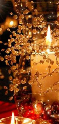 Light Amber Gold Live Wallpaper