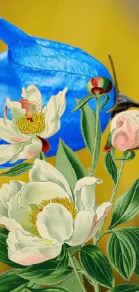 Flower Plant Painting Live Wallpaper
