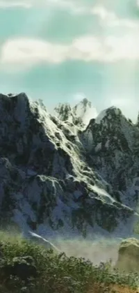 Plant Mountain Cloud Live Wallpaper