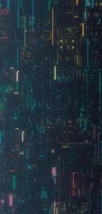 City Electric Blue Space Live Wallpaper