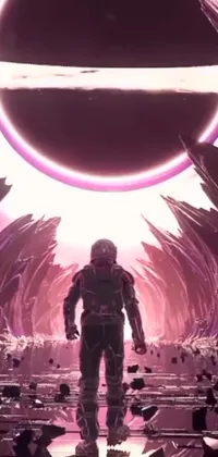 Red Purple White Live Wallpaper