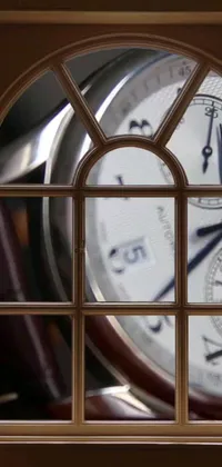Wood Circle Door Live Wallpaper
