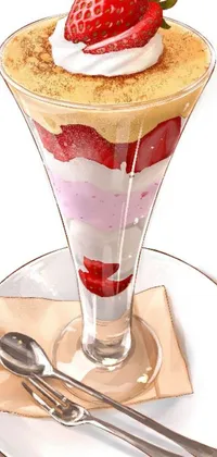Food Ice Cream Liquid Live Wallpaper