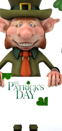 Green Cartoon Organism Live Wallpaper