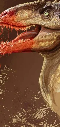 Lizard Bird Art Live Wallpaper