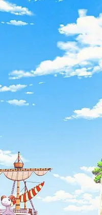 Tree Cloud Sky Live Wallpaper