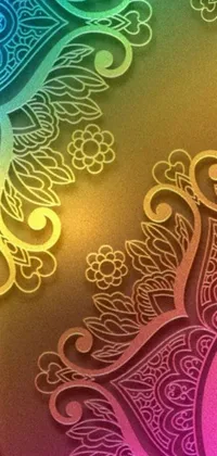 Orange Wall Art Live Wallpaper