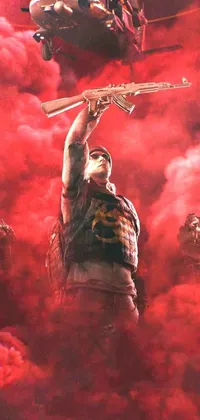 Red Art Cg Artwork Live Wallpaper