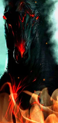 Whiskers Art Fire Live Wallpaper