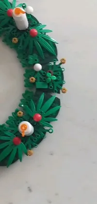 Christmas Flower Arranging Ornament Live Wallpaper