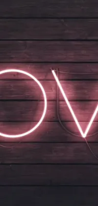 Purple Violet Neon Live Wallpaper