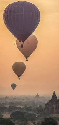 Nature Sky Balloon Live Wallpaper
