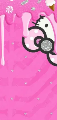 Pink Art Liquid Live Wallpaper
