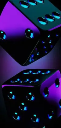 Purple White Light Live Wallpaper