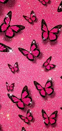 Pink Leaf Arthropod Live Wallpaper