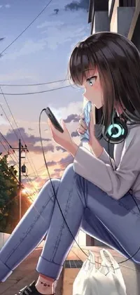 Cloud Knee Cartoon Live Wallpaper