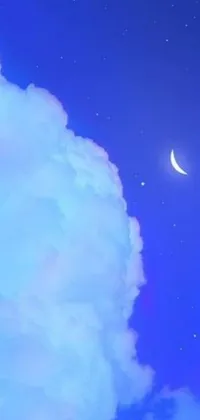 Cloud Sky Moon Live Wallpaper