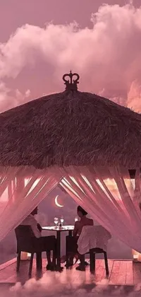 Cloud Sky Building Live Wallpaper
