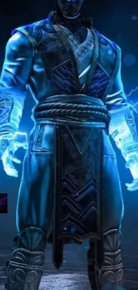 Purple Electric Blue Azure Live Wallpaper