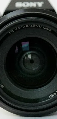 Circle Black Camera Lens Live Wallpaper