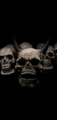 Jaw Mask Skull Live Wallpaper