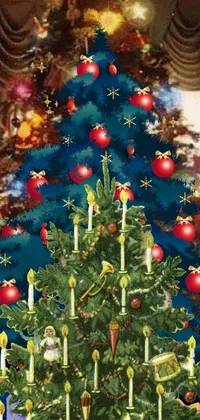 Christmas Christmas Tree Ornament Live Wallpaper