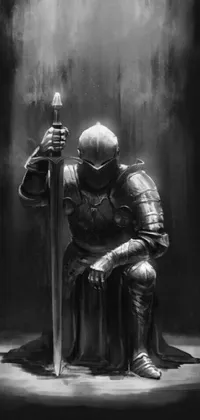 Sketch Wall Monochrome Live Wallpaper