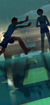 Swimming Clothing Person Live Wallpaper