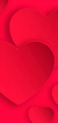 Red Pink Art Live Wallpaper