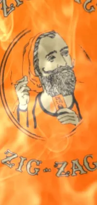 Orange Beard Sleeve Live Wallpaper