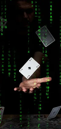Green Gambling Technology Live Wallpaper
