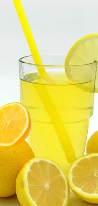 Yellow lemons  Live Wallpaper