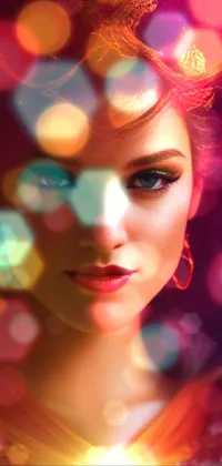 Orange Red Fashion Live Wallpaper