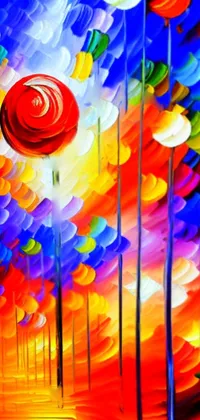 Colorfulness Paint Rectangle Live Wallpaper