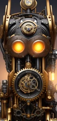 Clock Machine Engineering Live Wallpaper