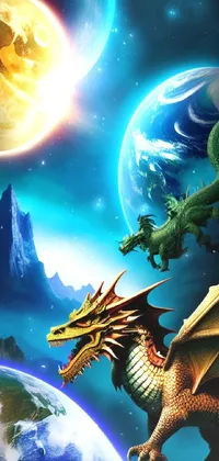 space dragons Live Wallpaper