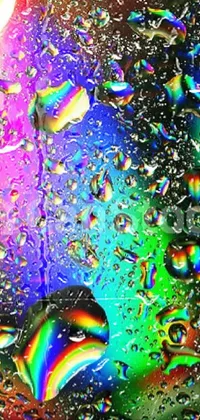 Colorful Rain Live Wallpaper