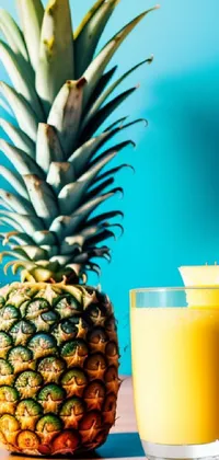 Food Ananas Green Live Wallpaper