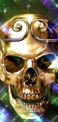 20230226GoldSkull Live Wallpaper
