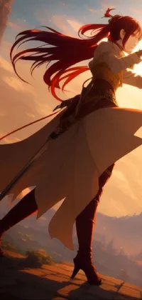 Sky People In Nature Fire Live Wallpaper