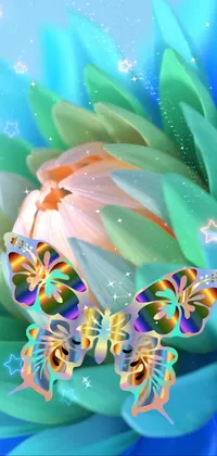 Pollinator Liquid Butterfly Live Wallpaper