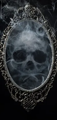 Skull Mirror Live Wallpaper