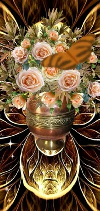 Flower Petal Serveware Live Wallpaper