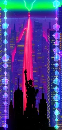 Cyberpunk City iPhone Wallpaper  City iphone wallpaper, Cyberpunk