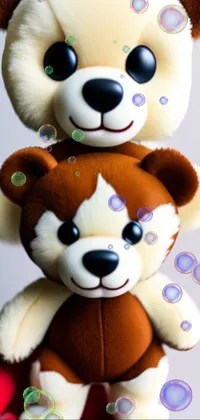 teddy bears and teddy grahams Live Wallpaper